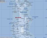 Map of Central Maldives